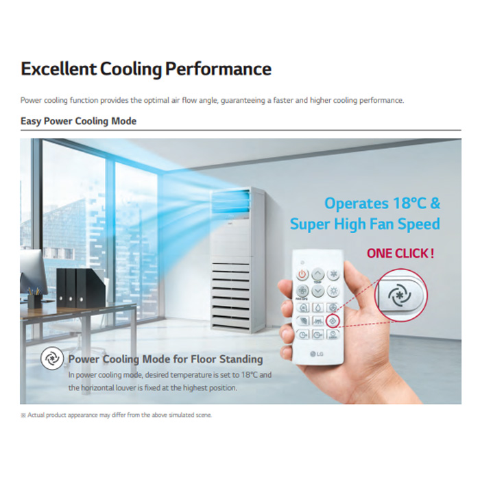 LG AC Floor Standing Standard Series 2.5 PK - ZPNQ24GS1A0